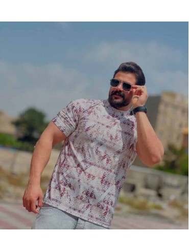 تیشرت سایز بزرگ تابستانی کد 3234
